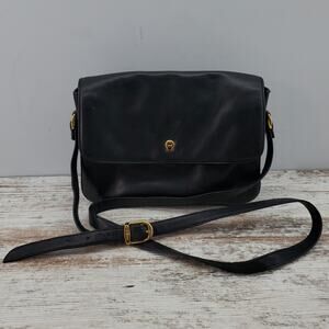 Etienne Aigner Black Crossbody Bag
